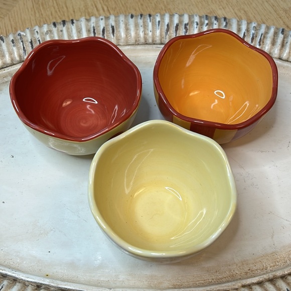 Gail Pittman Sienna 3 Piece Dipping Bowls - Picture 4 of 6